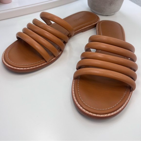 Madewell Addie Slide Sandals Tan 9.5 - Picture 7 of 8
